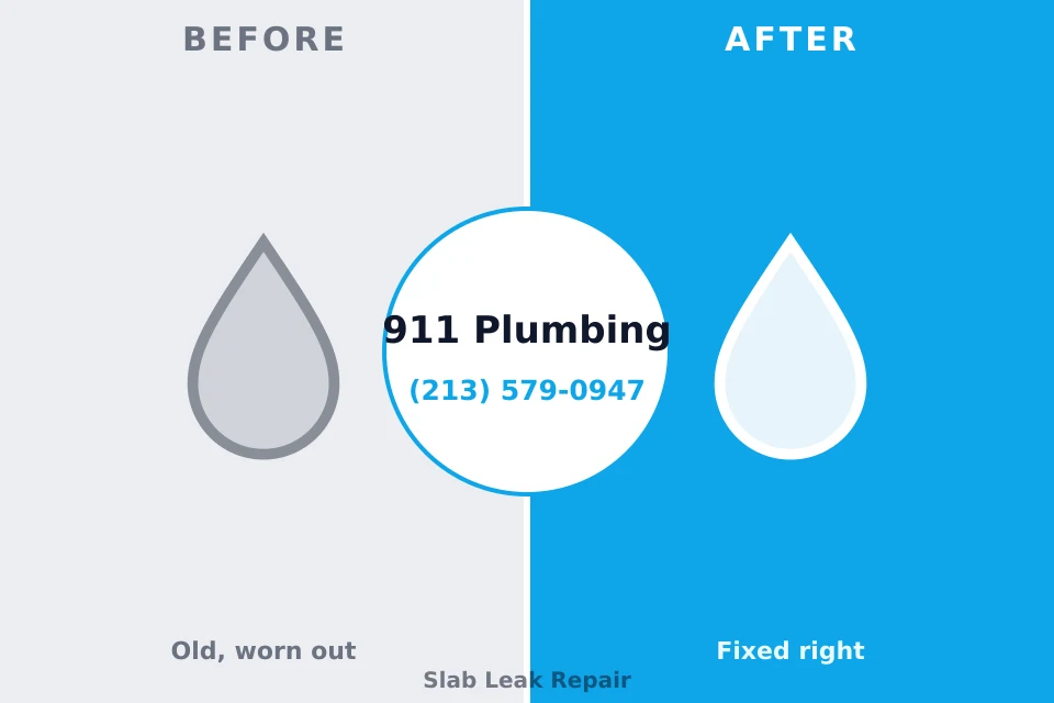 Before and after: plumbing repair Deschutes River Woods, OR